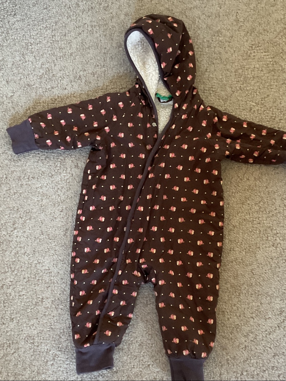 Little Green Radicals Hooded One-Piece